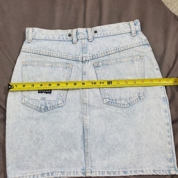 Vintage Major Damage Demin Skirt - Picture 7 of 9
